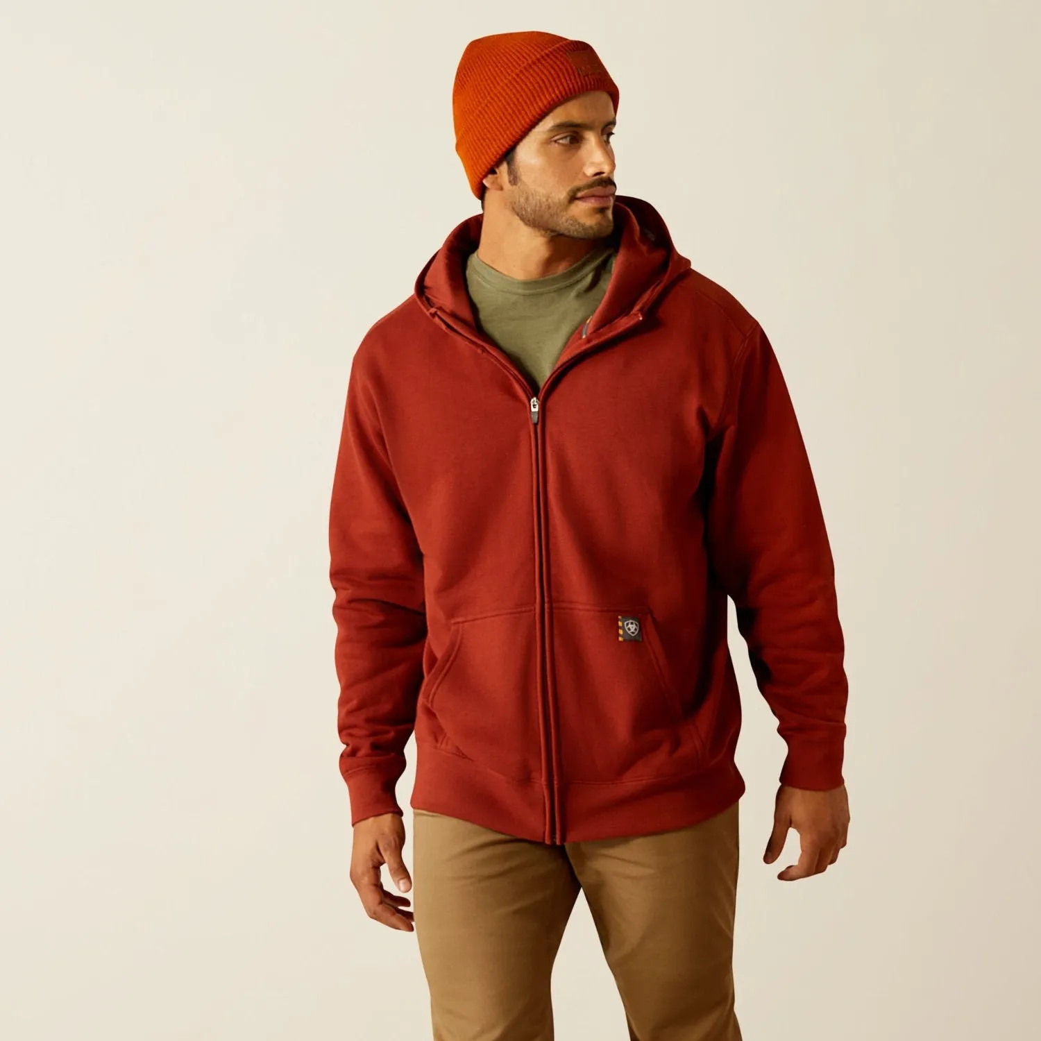 Ariat Men's Rebar Born For This Full-Zip Hoodie sold by Work World