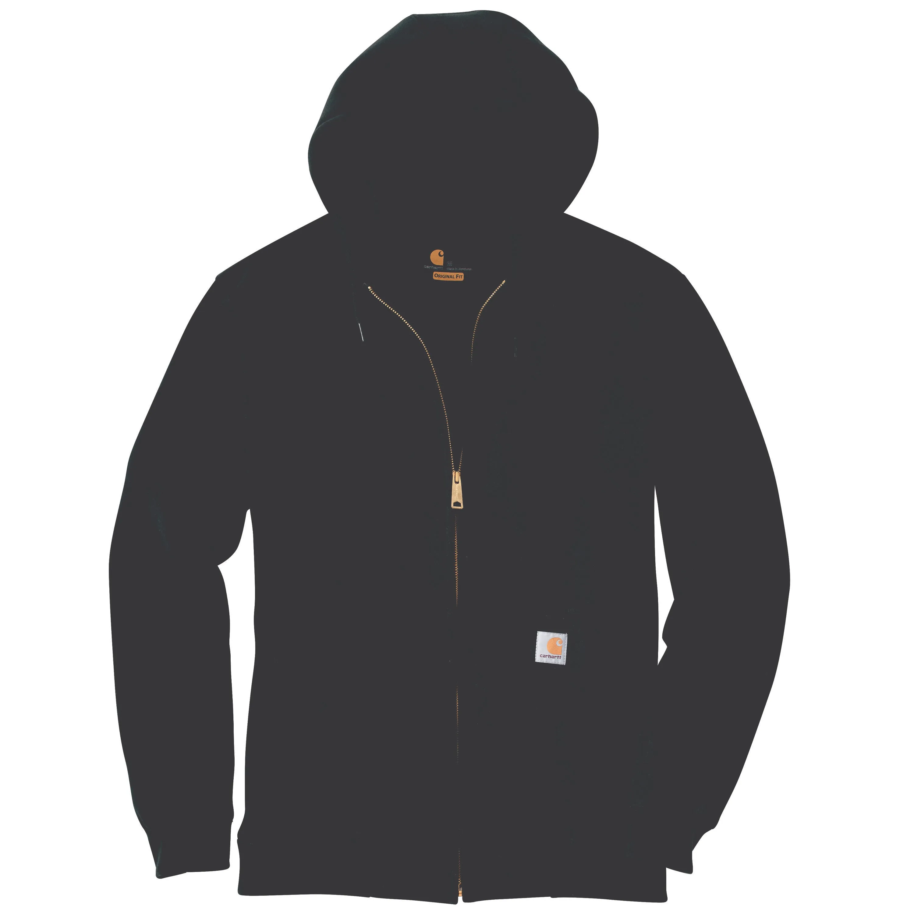 Carhartt Men's Midweight Zip Hooded Sweatshirt_Black sold by Work World product image thumbnail 2