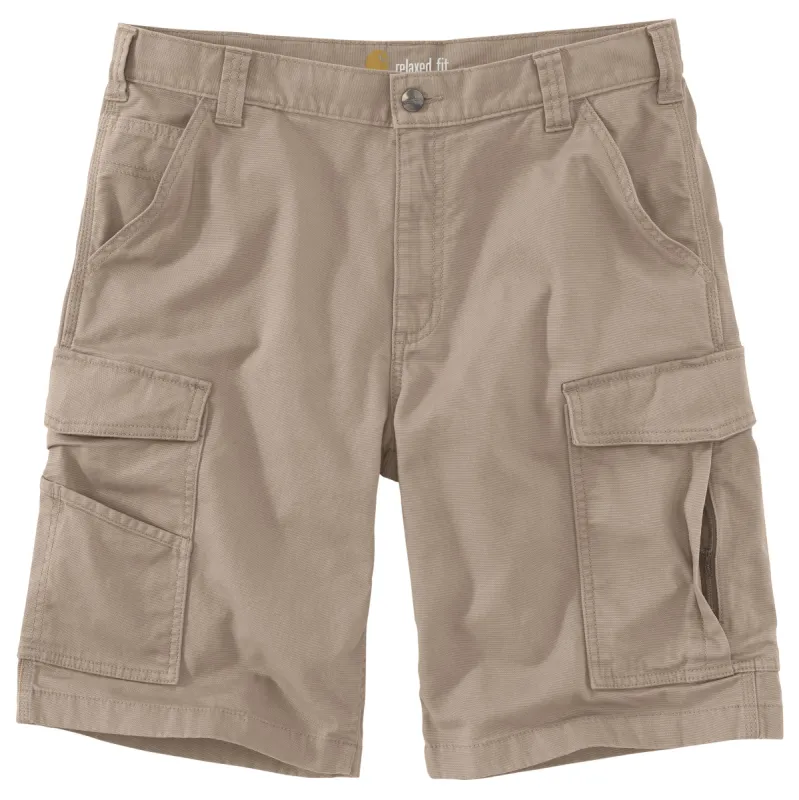 Carhartt Men's Rugged FlexÂ® Relaxed Fit Canvas Cargo Work Short_Tan sold by Work World