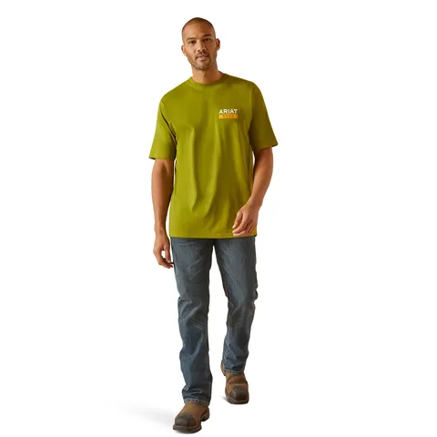 Ariat Men's Rebar Cotton Strong Roughneck Graphic Short Sleeve T-Shirt sold by Work World product image thumbnail 5