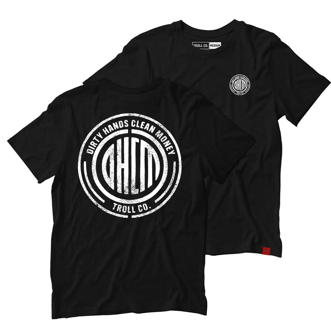 Troll Co. Men's "Dirty Hands Clean Money" Seal Short Sleeve T-Shirt sold by Work World