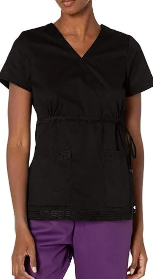koi Women's Katelyn Scrub Top_Black sold by Work World