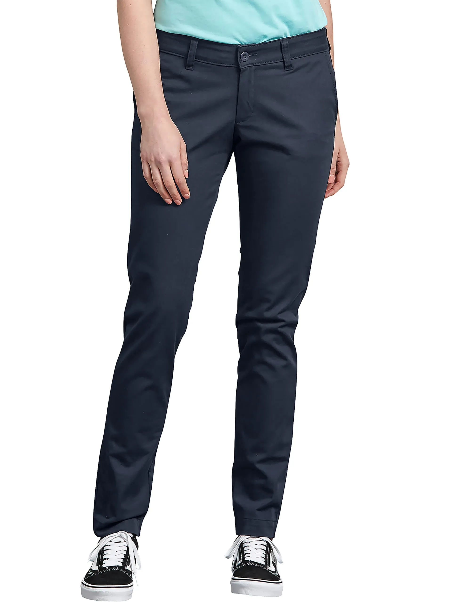 Dickies Women's Skinny Fit Stretch Twill Pant sold by Work World product image thumbnail 3
