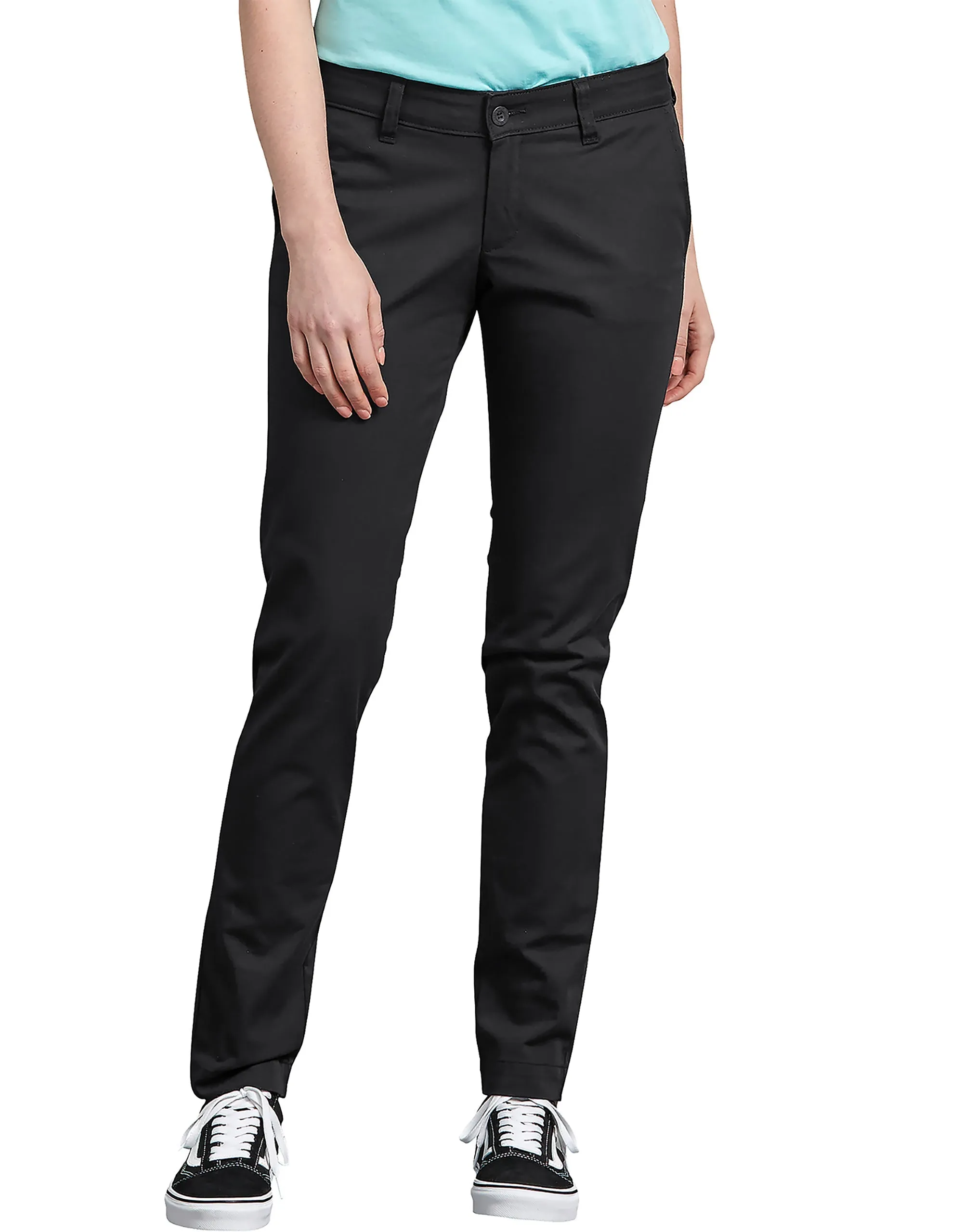 Dickies Women's Skinny Fit Stretch Twill Pant sold by Work World