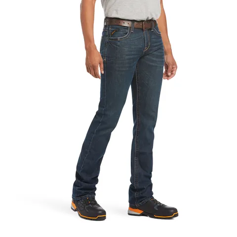 Ariat Men's Rebar M7 DuraStretch Edge Stackable Straight Leg Jean sold by Work World