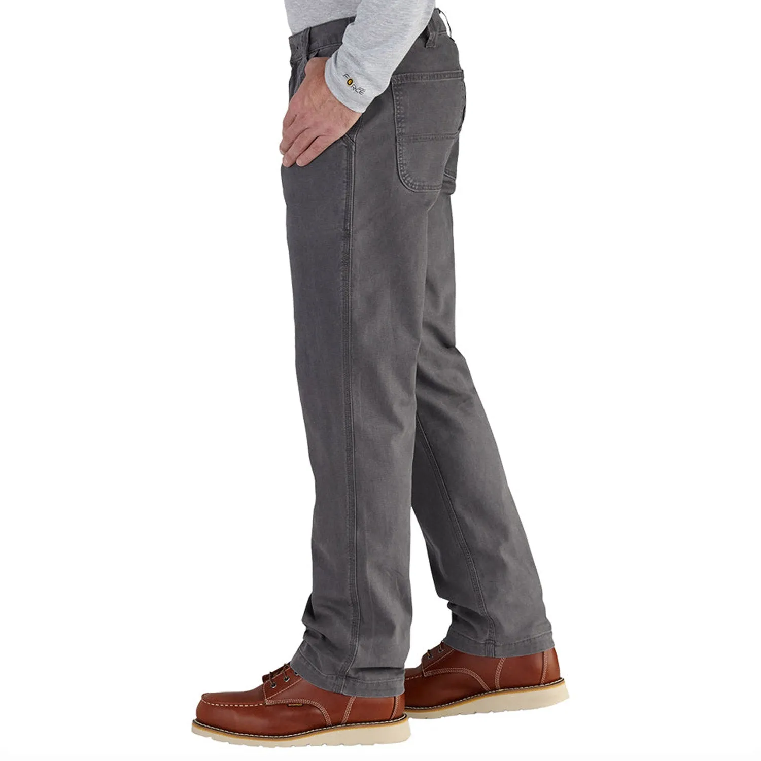 Carhartt Men's Rugged Flex® Rigby Dungaree_Gravel sold by Work World product image thumbnail 2