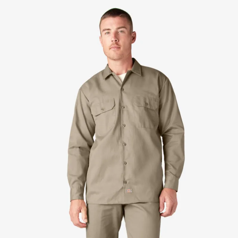 Dickies Men's Button-Down Chest Pocket Long Sleeve Work Shirt sold by Work World