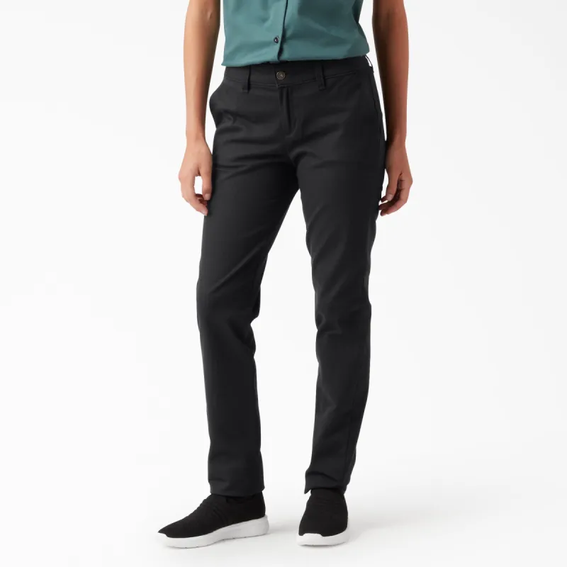 Dickies Women's Slim Fit Stretch Twill Pant sold by Work World