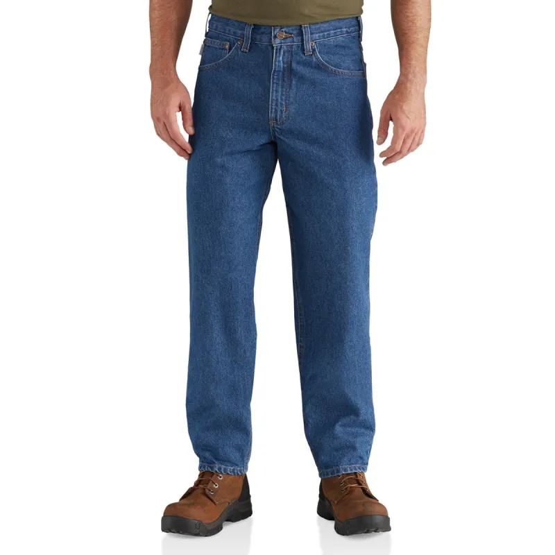 Carhartt Men's Relaxed Fit Tapered Leg Jean_Darkstone sold by Work World