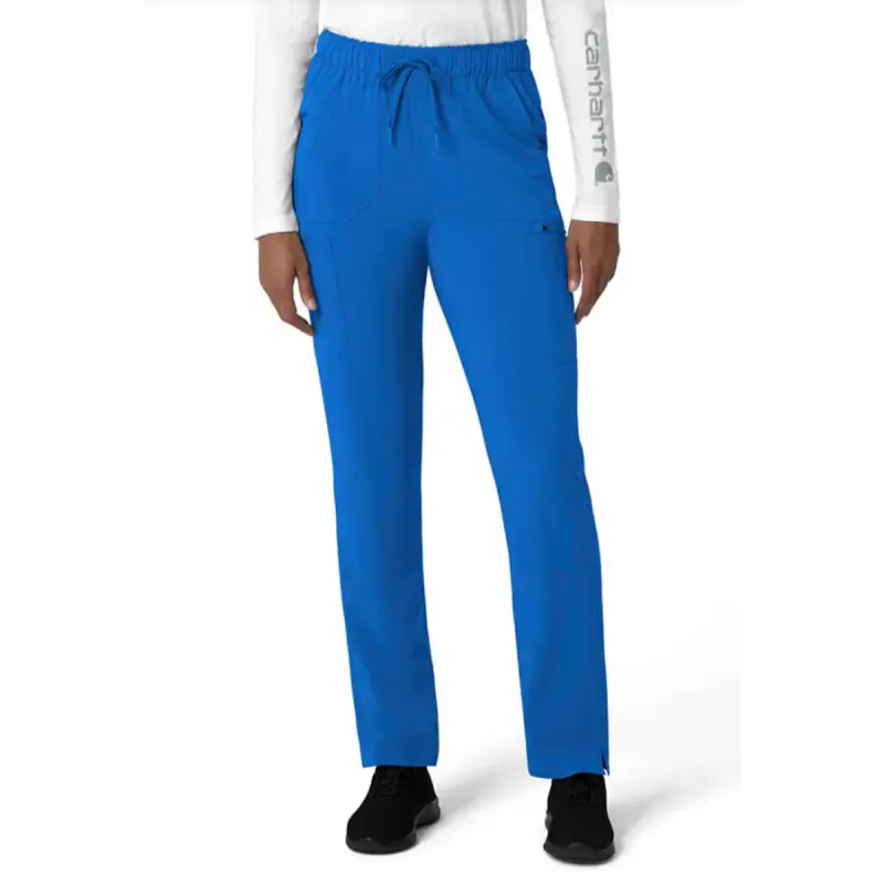 Carhartt Women's Force Cross Flex 7-Pocket Cargo Scrub Pant_Royal sold by Work World