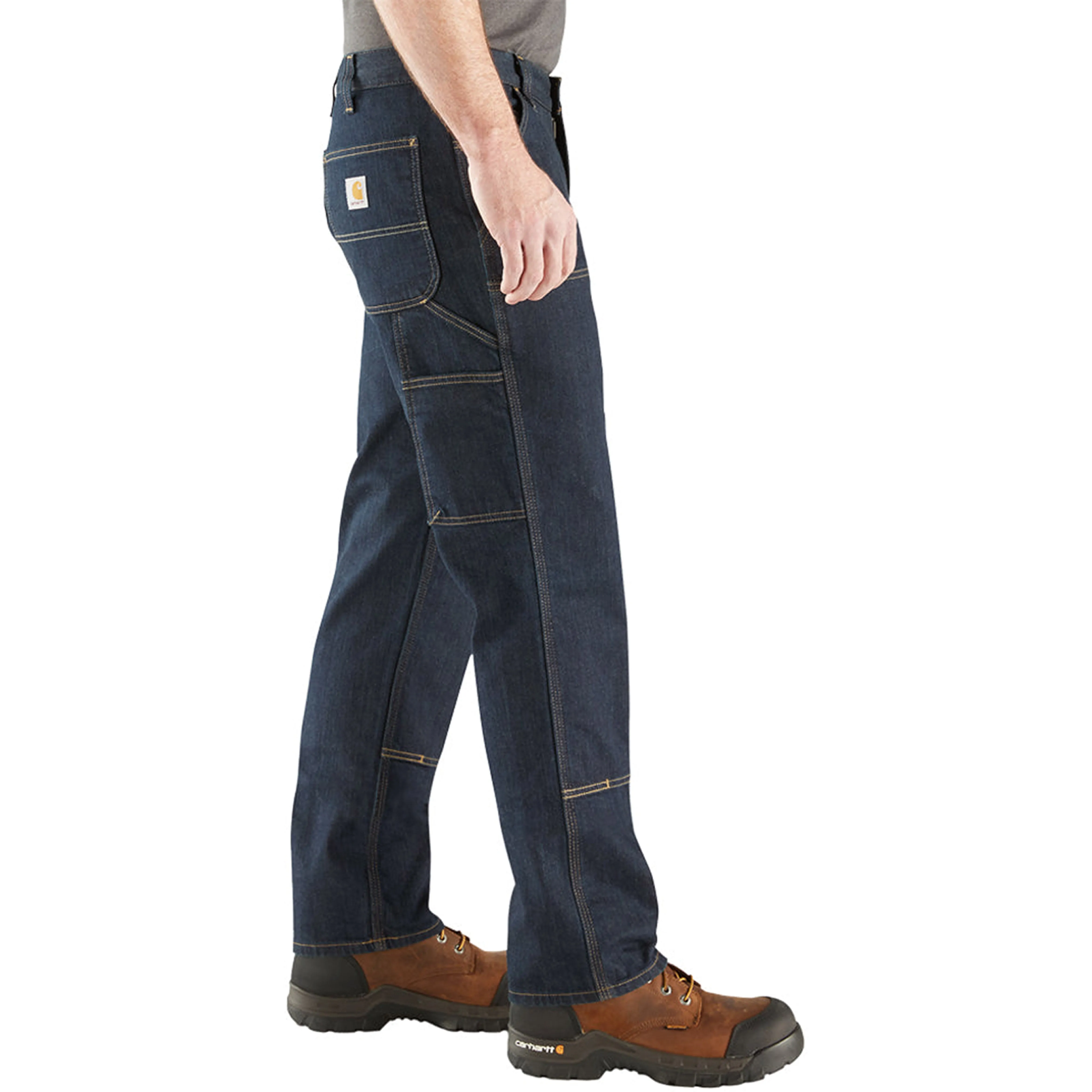 Carhartt Men's Rugged Flex® Relaxed Fit Double-Front Utility Jean sold by Work World product image thumbnail 4