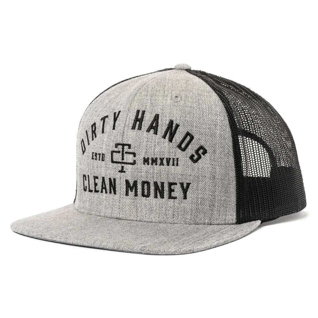 Troll Co. Men's "Dirty Hands Clean Money" Meshback Snapback Hat sold by Work World