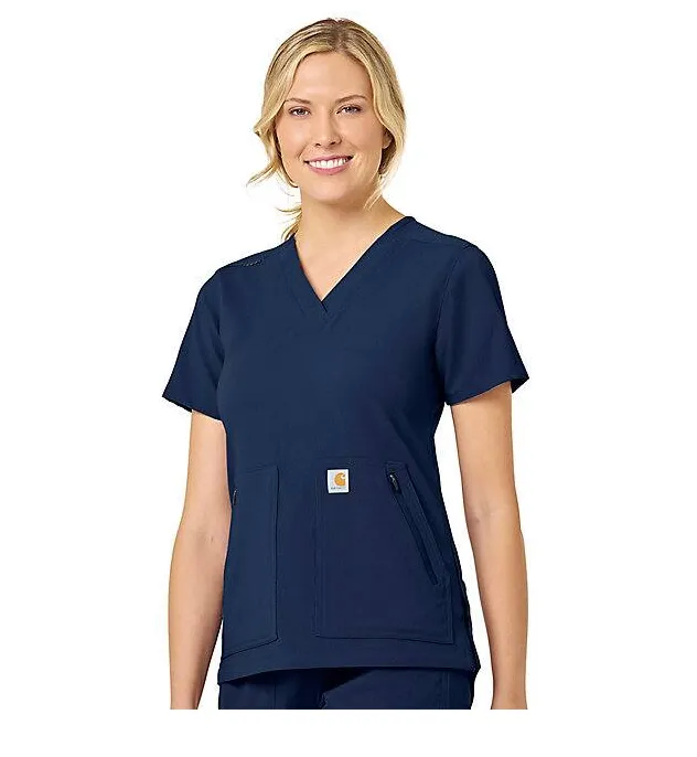 Carhartt Women's Rugged Flex® 4 Pocket V-Neck Scrub Top sold by Work World product image thumbnail 2