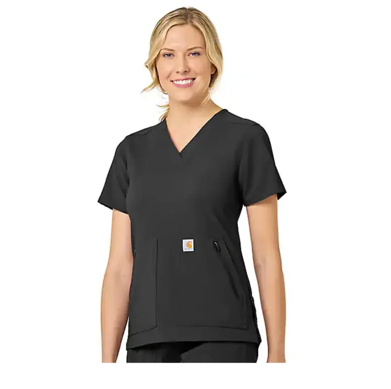 Carhartt Women's Rugged Flex® 4 Pocket V-Neck Scrub Top sold by Work World