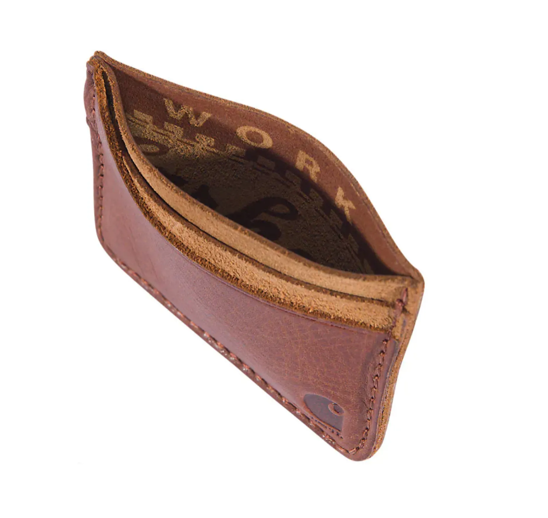 Carhartt Men's Patina Leather Front Pocket Logo Wallet sold by Work World product image thumbnail 2