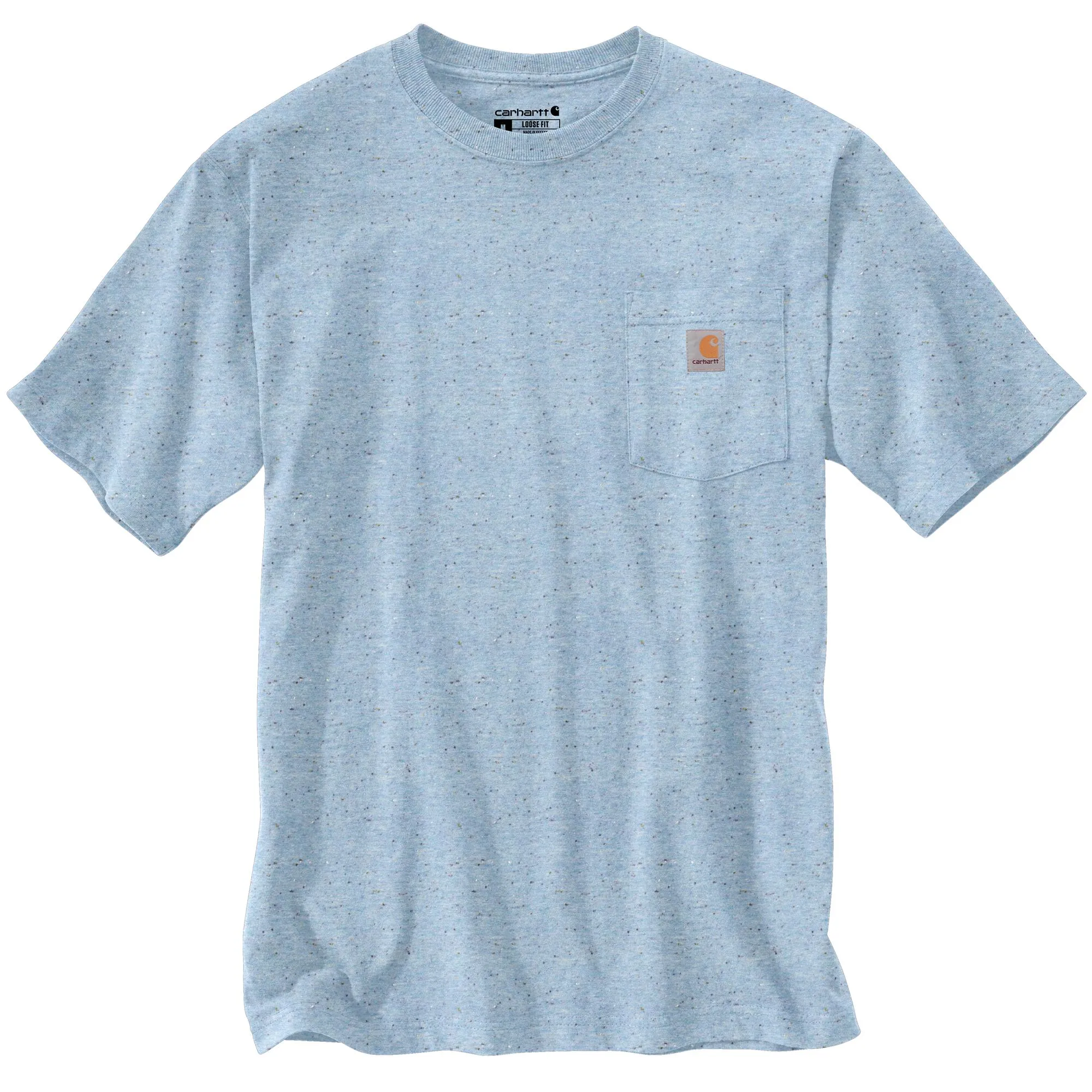 Carhartt Men's Short Sleeve Pocket T-Shirt_Moonstone Nep sold by Work World