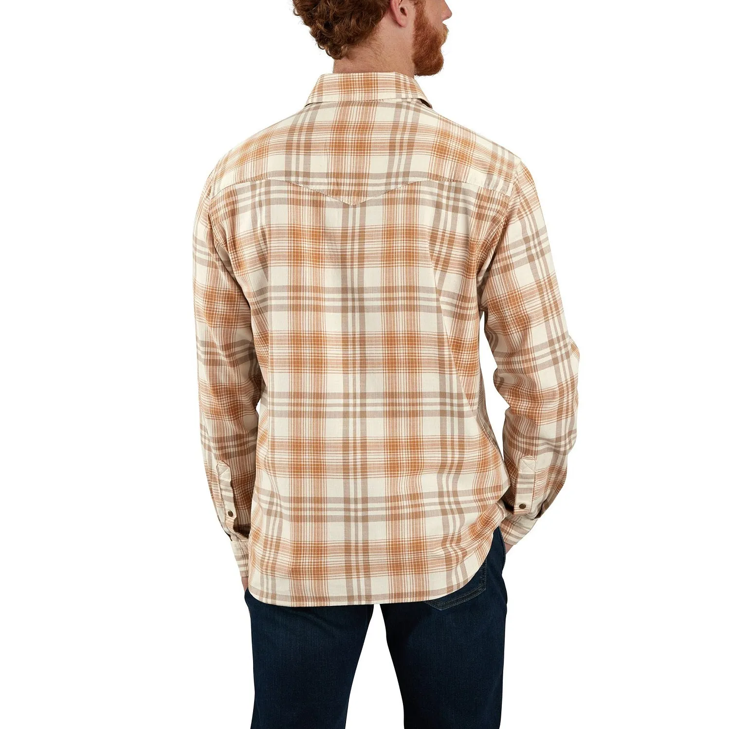 Carhartt Men's Montana Relaxed Fit Lightweight Plaid Button-Down Work Shirt sold by Work World product image thumbnail 2