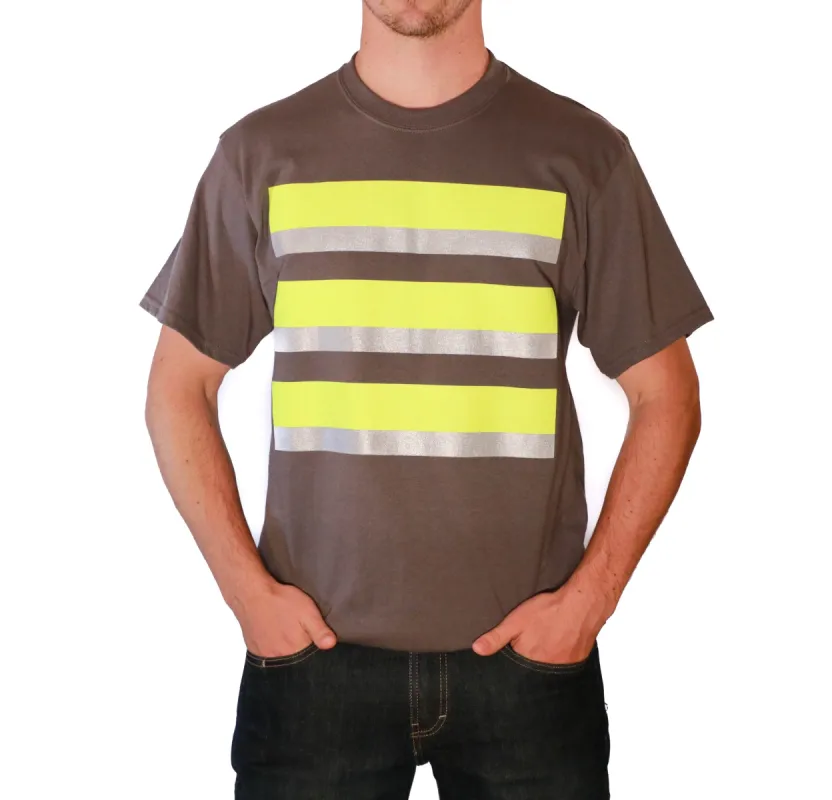 Whistle Workwear Safety Short Sleeve T-Shirt_Charcoal sold by Work World