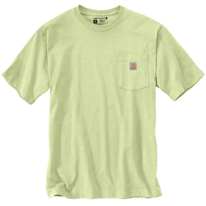 Carhartt Men's Short Sleeve Pocket T-Shirt_Pastel Lime sold by Work World