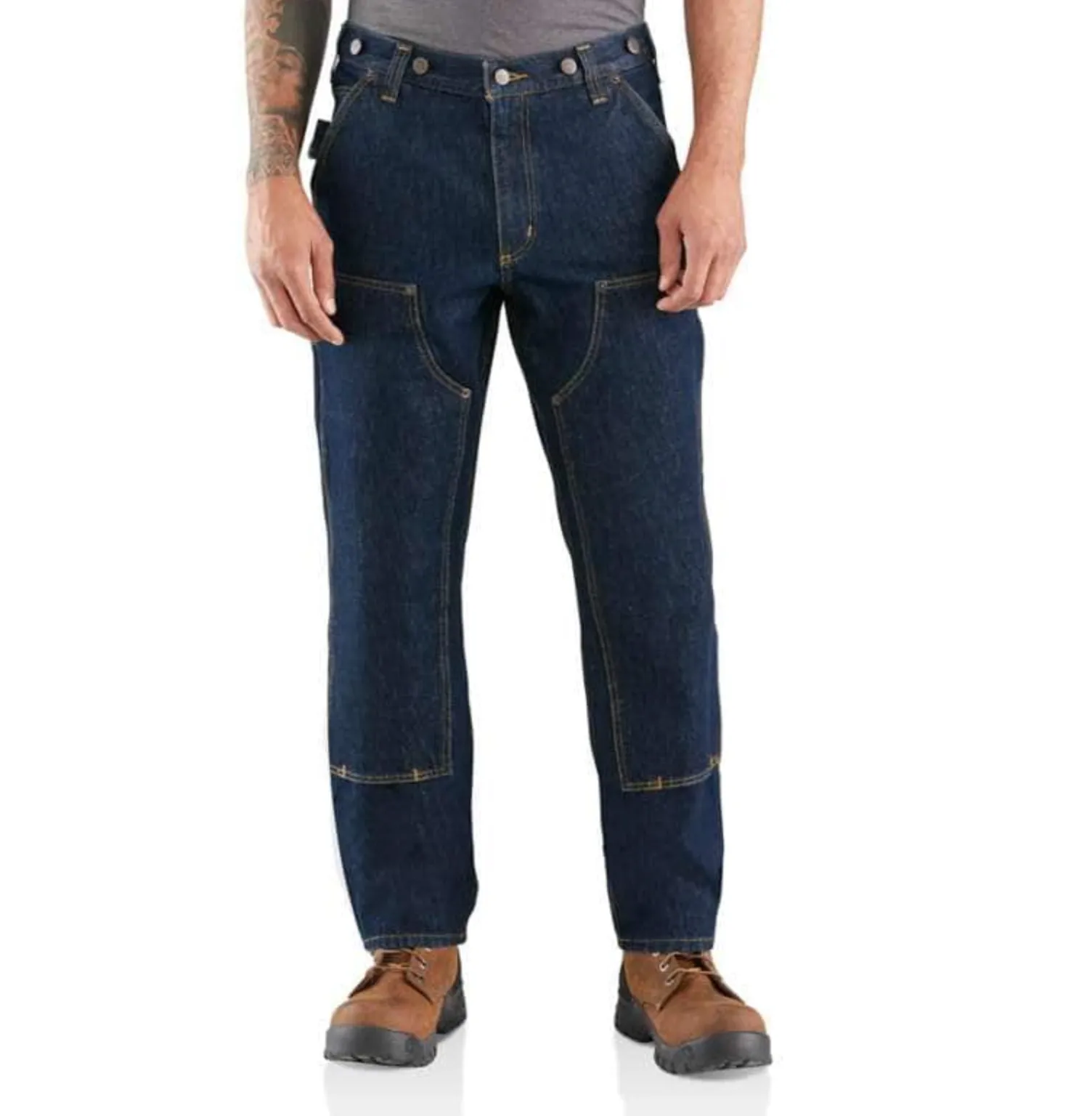 Carhartt Men's Rugged Flex® Relaxed Fit Double-Front Utility Logger Jean sold by Work World