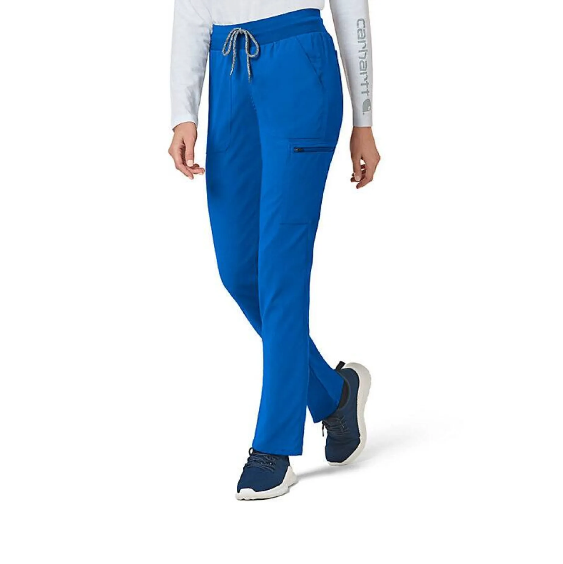 Carhartt Women's Rugged Flex® Slim Leg Scrub Pant_Royal sold by Work World