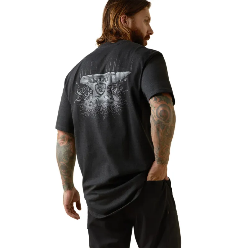 Ariat Men's Rebar Cotton Strong Anvil Force T-Shirt sold by Work World