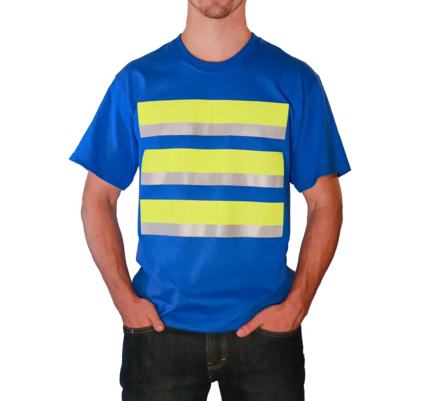 Whistle Workwear Safety Short Sleeve T-Shirt_Royal Blue sold by Work World
