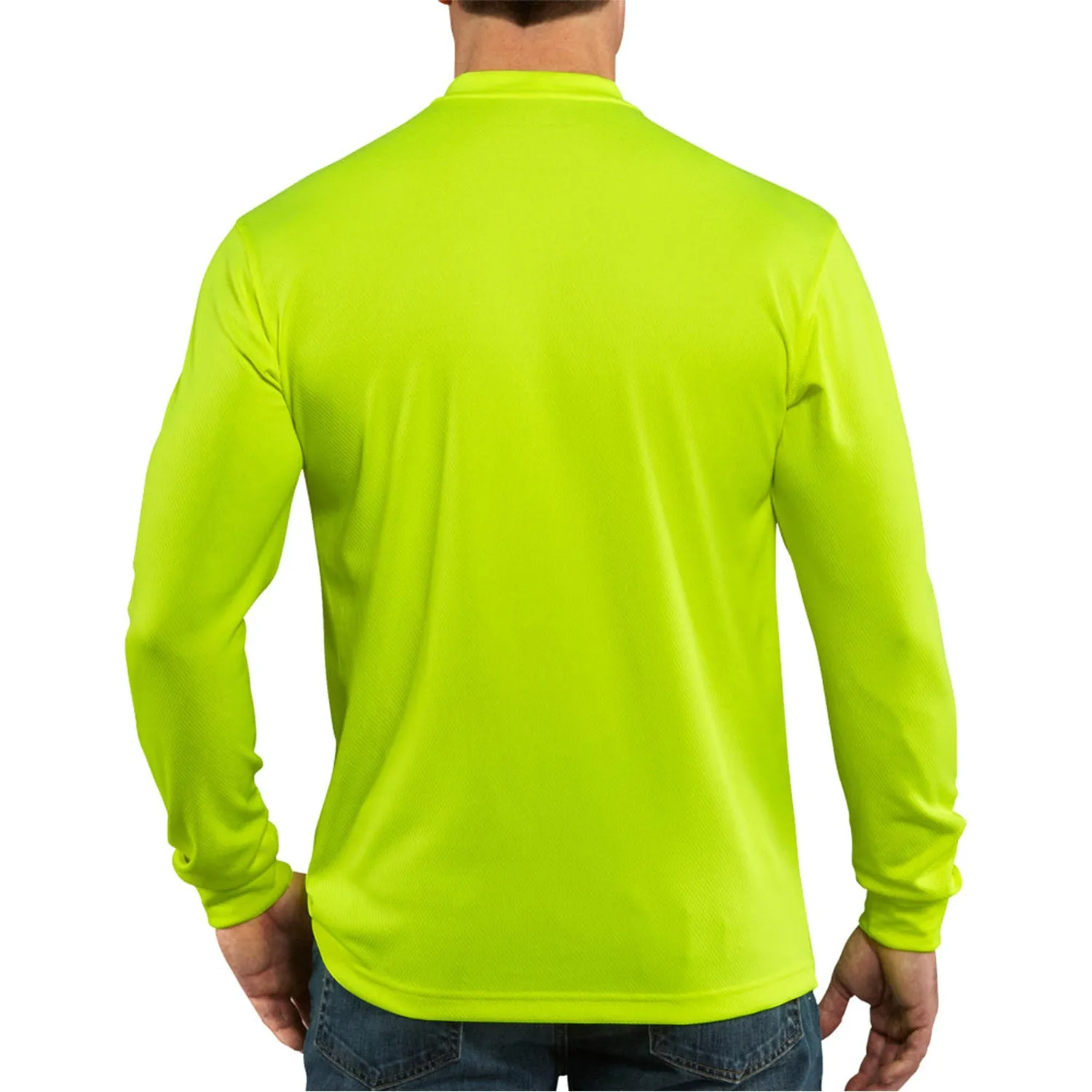 Carhartt Men's Force Color Enhanced Hi-Vis Long Sleeve T-Shirt sold by Work World product image thumbnail 2