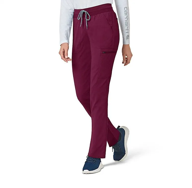 Carhartt Women's Rugged Flex® Slim Leg Scrub Pant_Wine sold by Work World