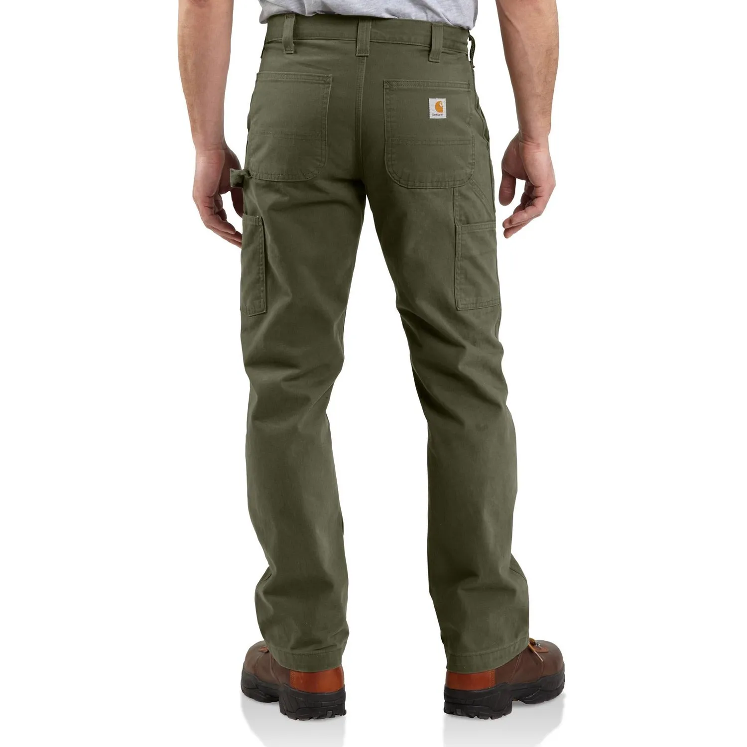 Carhartt Men's Washed Twill Dungaree_Army Green sold by Work World product image thumbnail 2