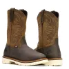 Thorogood Men's American Heritage Square Toe 11" EH Western Boot sold by Work World