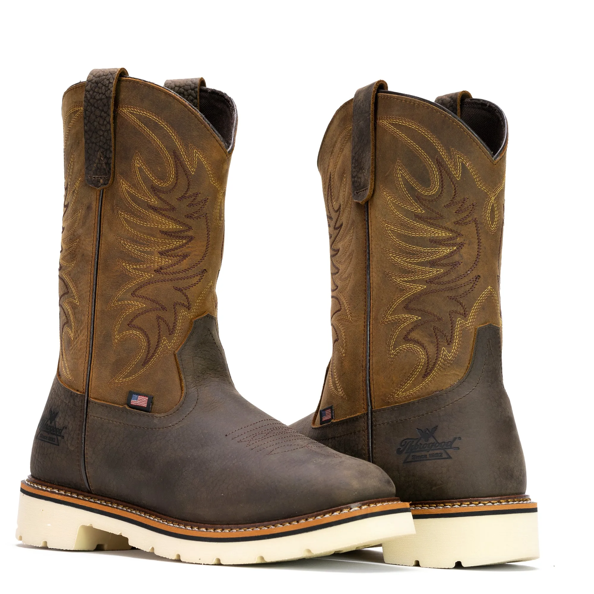 Thorogood Men's American Heritage Square Toe 11" EH Western Boot sold by Work World product image thumbnail 3