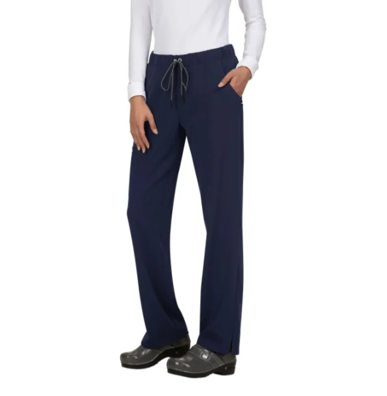 koi Women's Everyday Hero 5 Pocket Scrub Pant_Navy sold by Work World