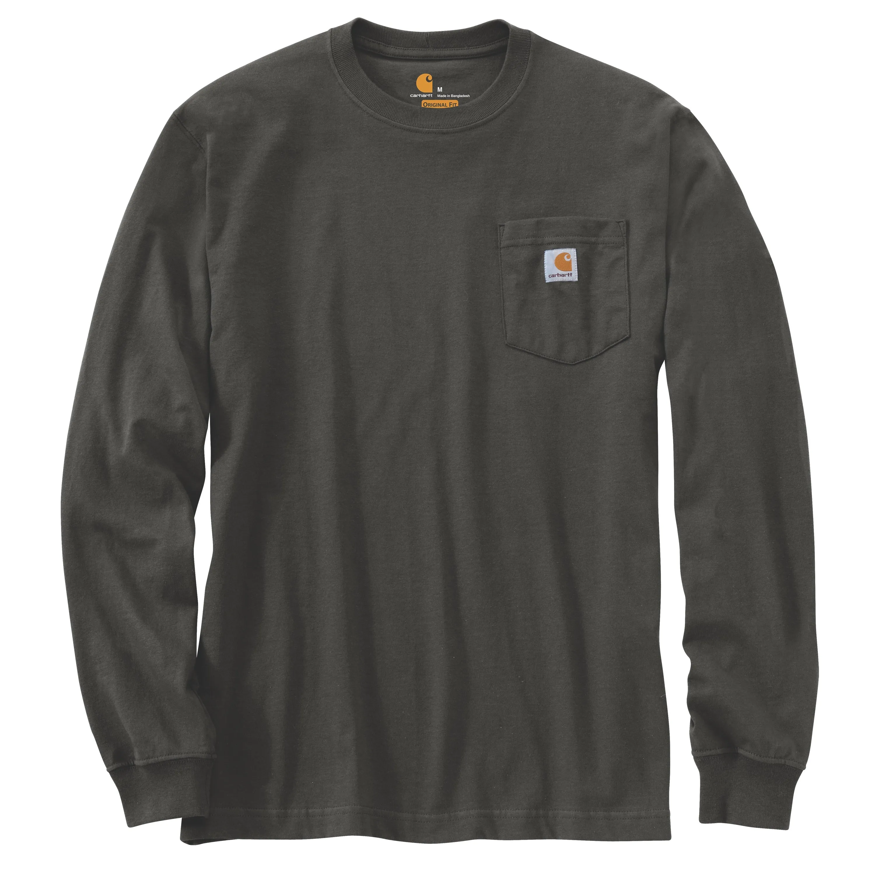 Carhartt Men's Long Sleeve Pocket T-Shirt_Peat sold by Work World product image thumbnail 2