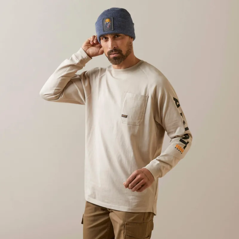 Ariat Men's Rebar Cotton Strong Graphic Long Sleeve T-Shirt made by Ariat