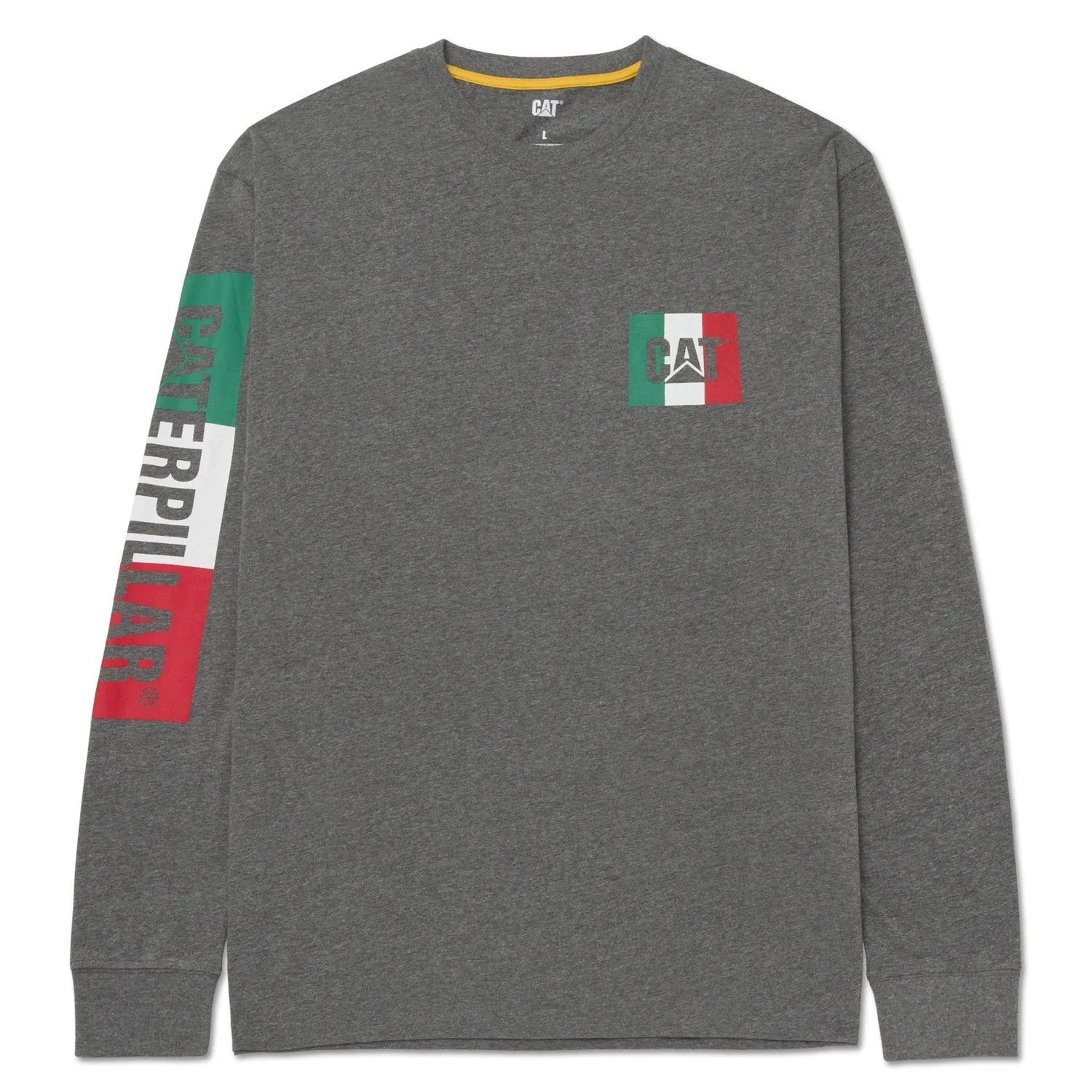 CAT Men's Trademark Banner Long Sleeve Tee sold by Work World