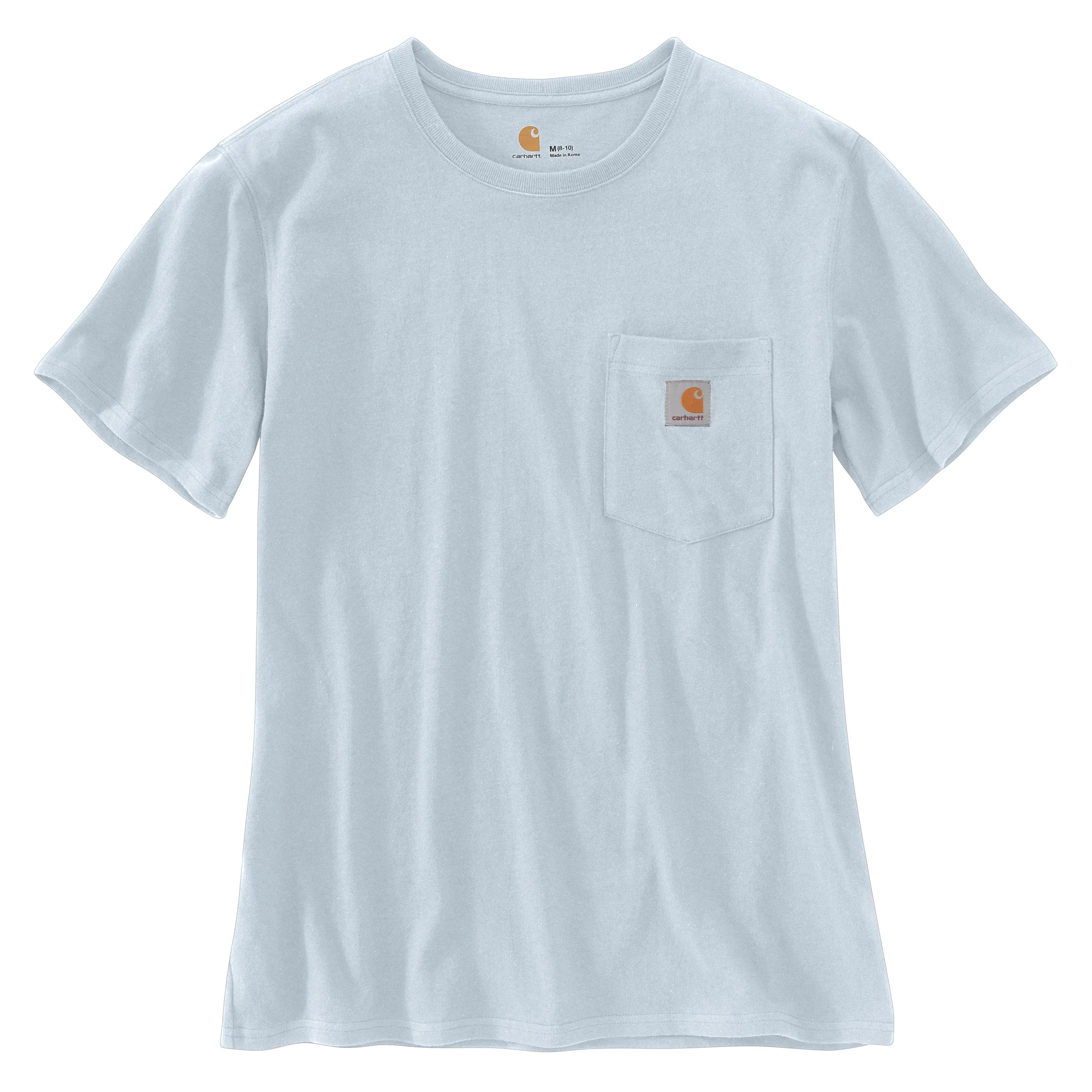 Carhartt Women's Short Sleeve Pocket T-Shirt_Soft Blue Heather sold by Work World