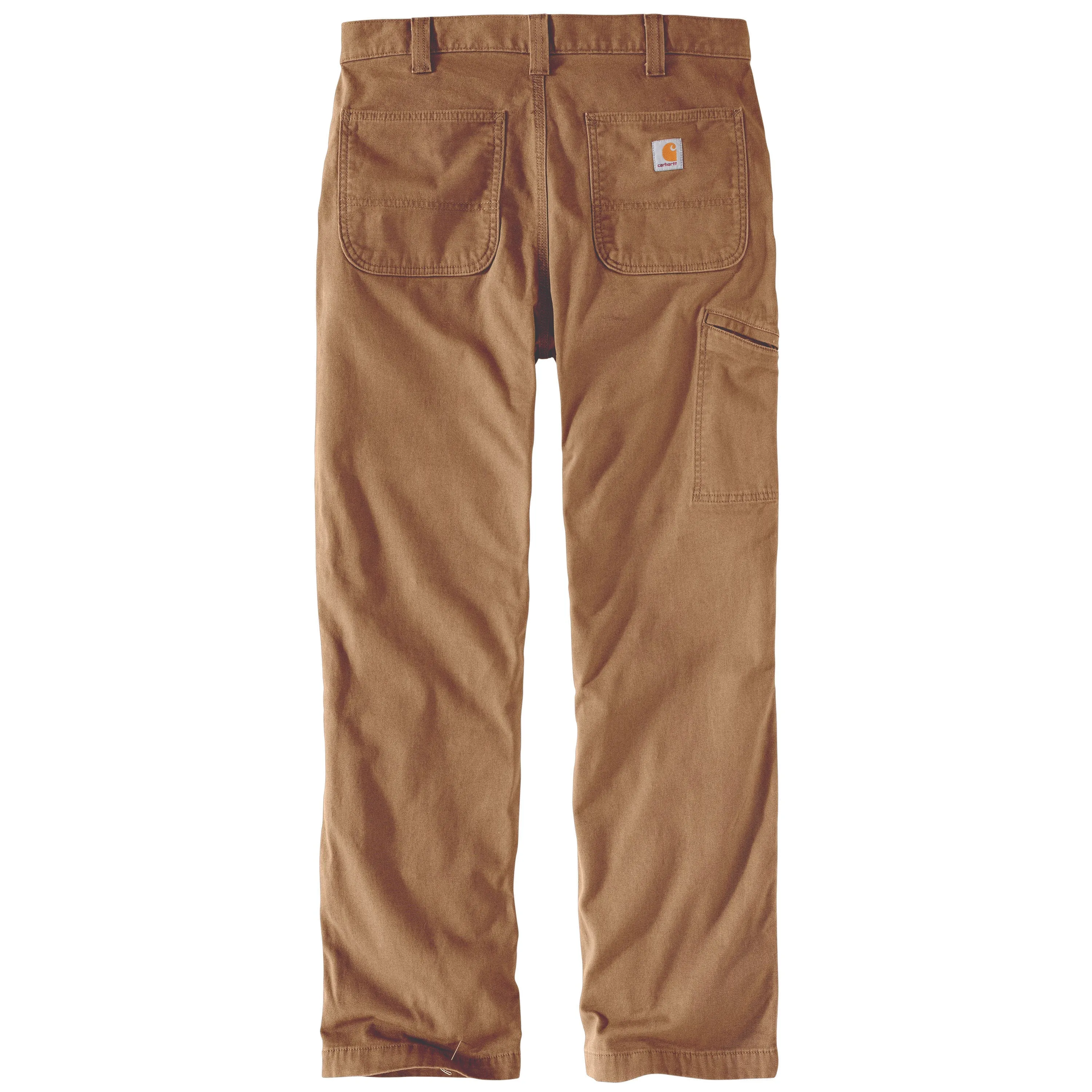 Carhartt Men's Rigby Flannel-Lined Dungaree_Dark Khaki sold by Work World product image thumbnail 2