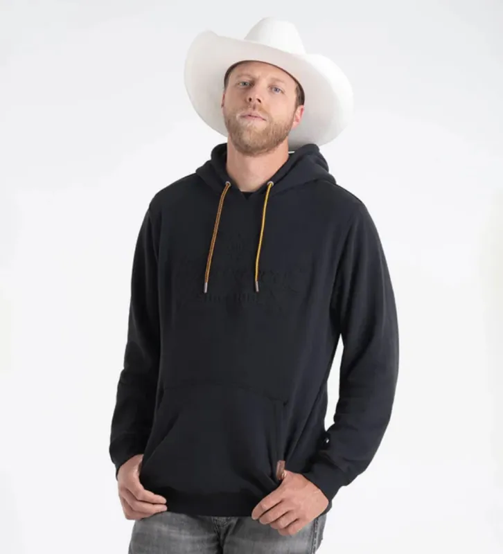 Thorogood Men's Heavyweight Brushed Embossed Logo Hoodie sold by Work World