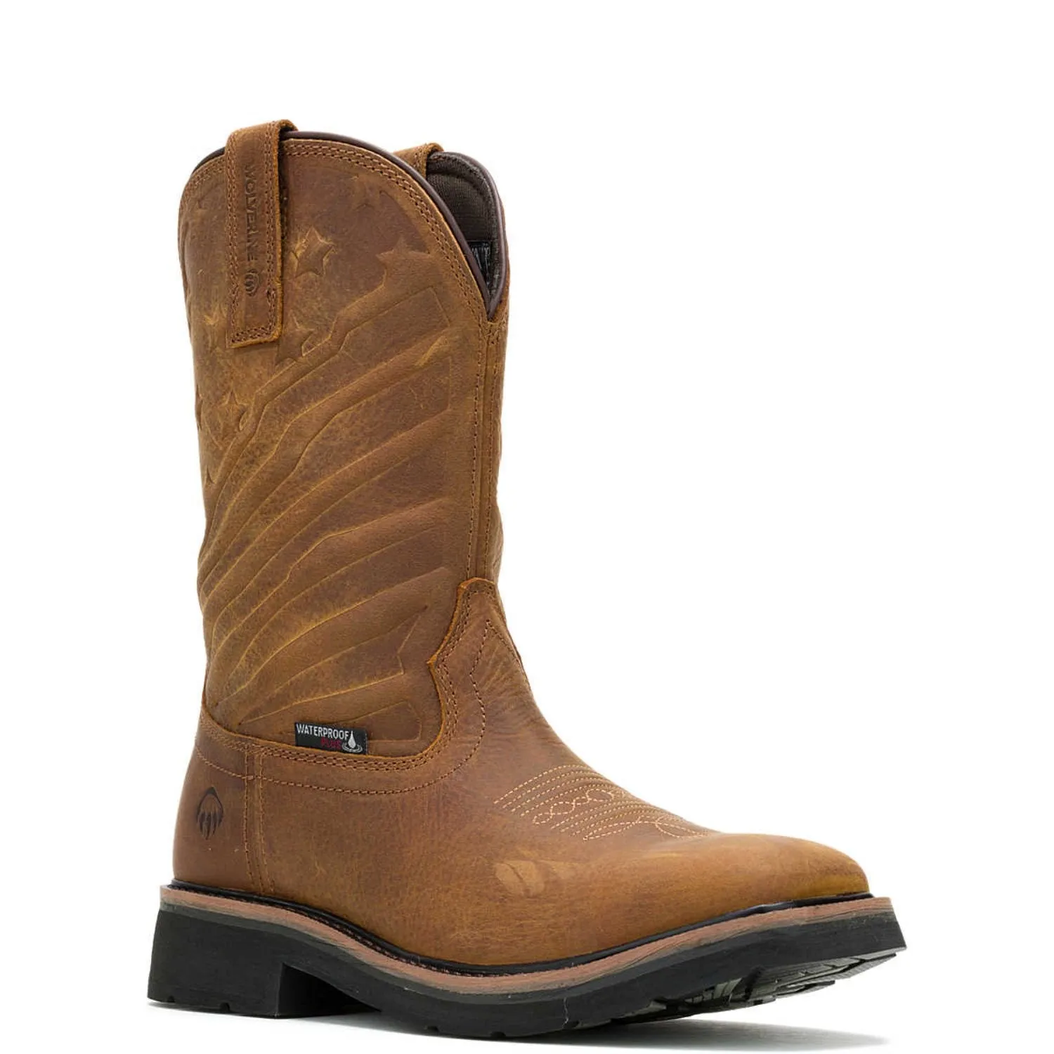 Wolverine Men's Rancher Flag LX Waterproof 10" Steel Toe Western Boot sold by Work World product image thumbnail 2