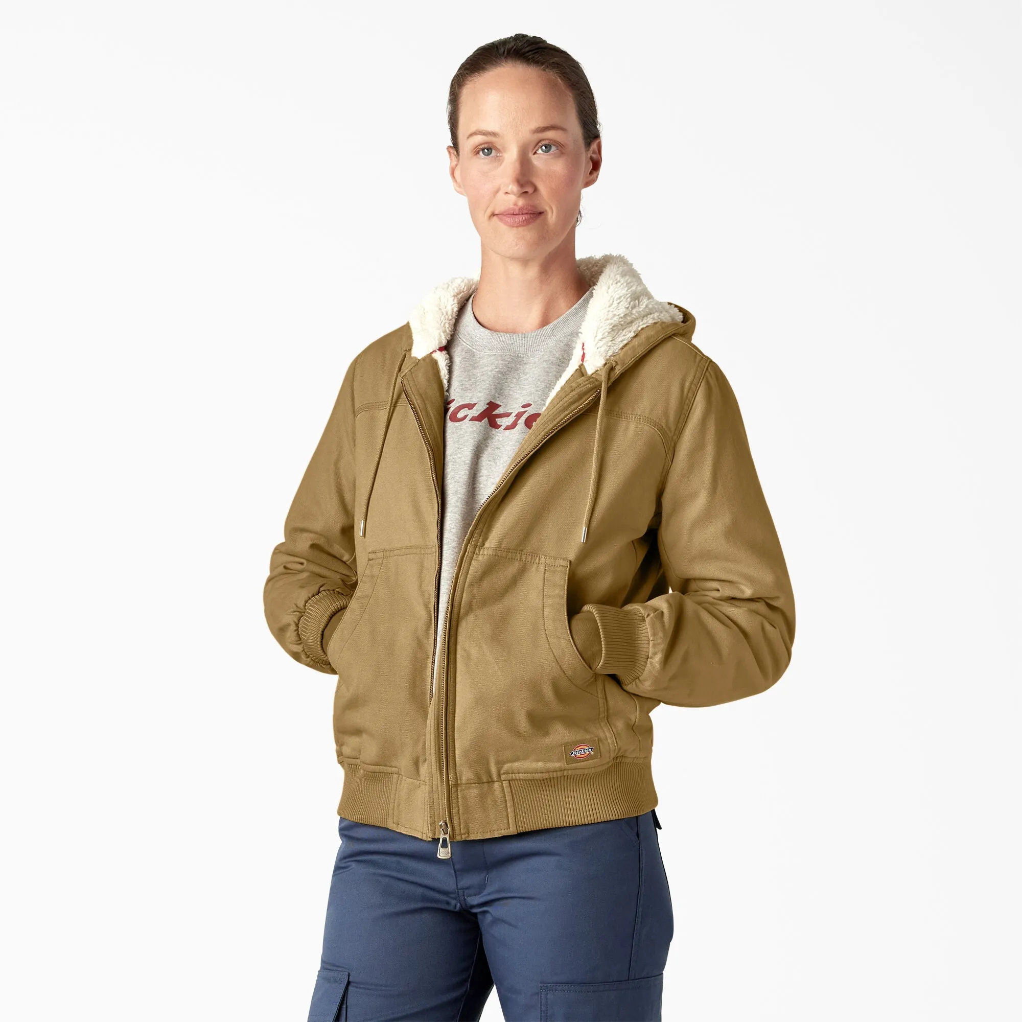 Dickies Women's Fleece Lined Duck Canvas Jacket sold by Work World