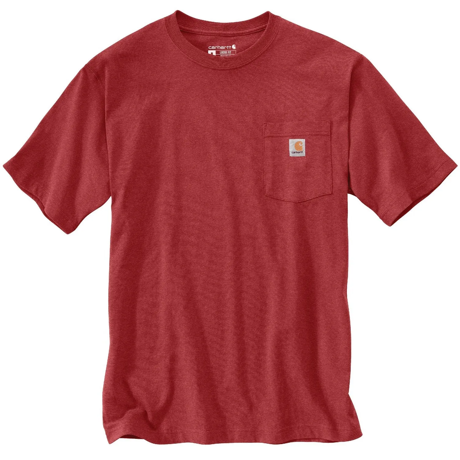 Carhartt Men's Short Sleeve Pocket T-Shirt_Crabapple Heather sold by Work World product image thumbnail 2
