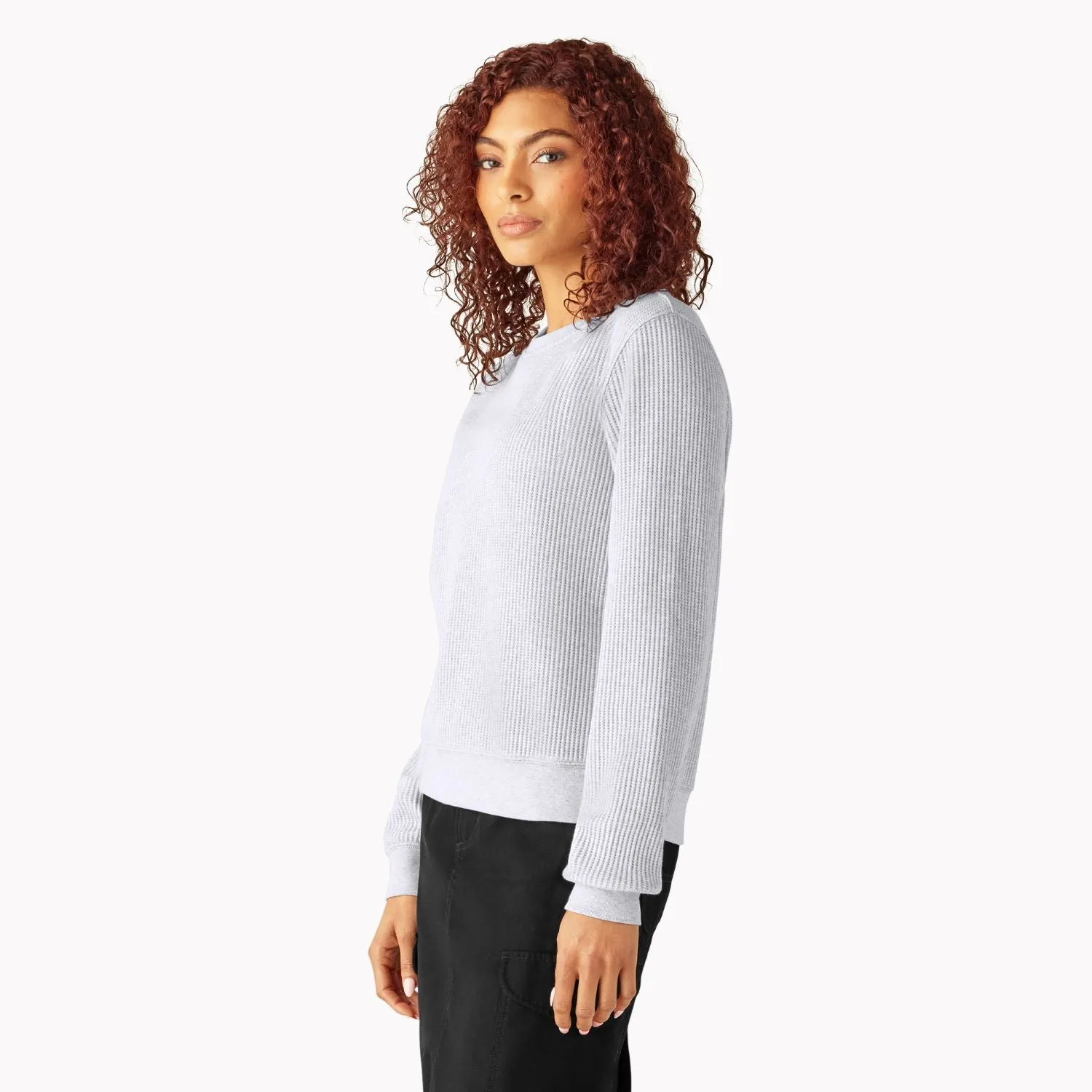 Dickies Women's Thermal Crewneck Shirt sold by Work World product image thumbnail 2