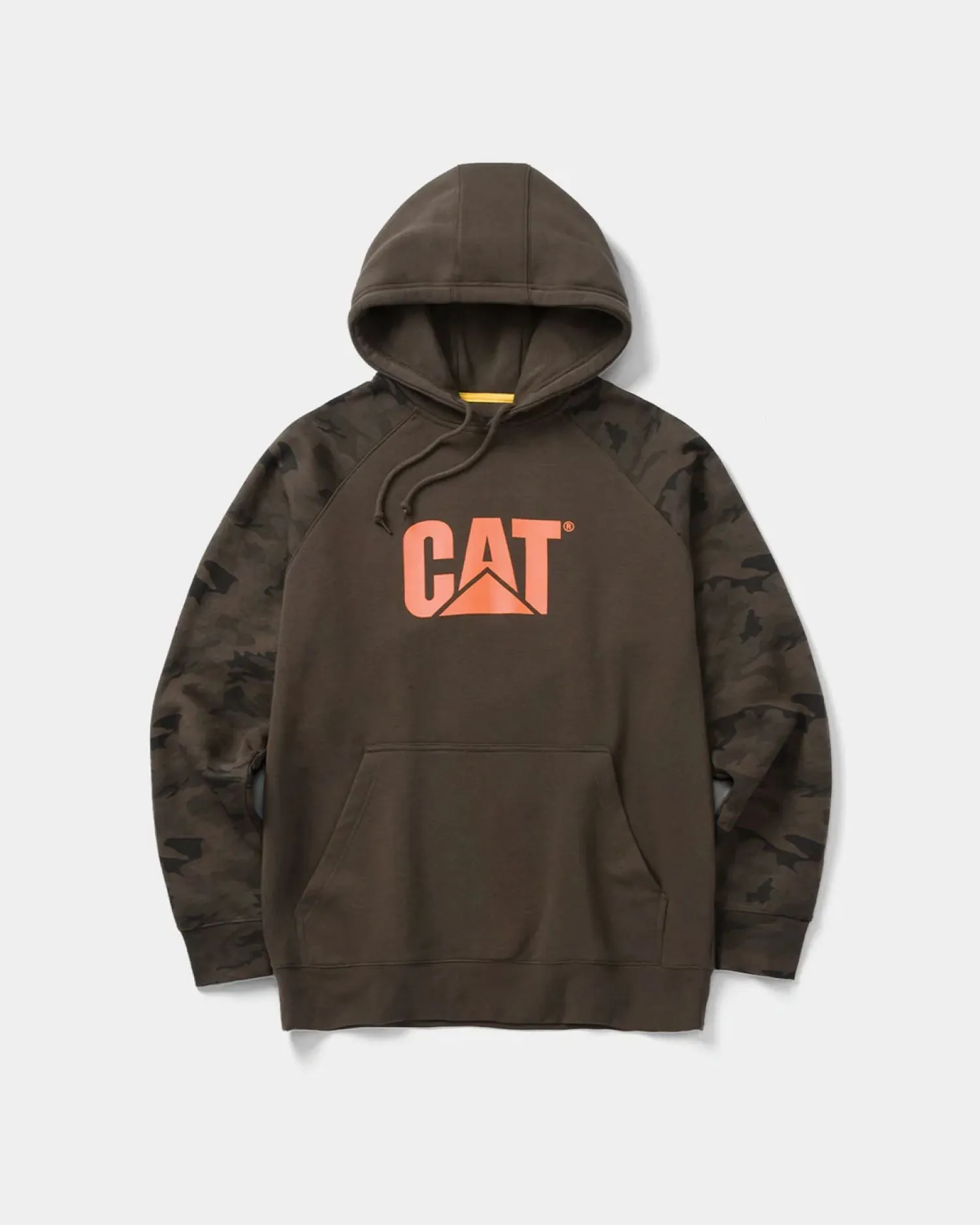 CAT Men's Colorblock Raglan Logo Hoodie sold by Work World