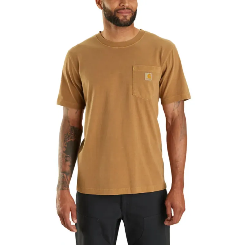 Carhartt Men's Re-Engineered Garment Dyed Pocket Short Sleeve T-Shirt- sold by Work World