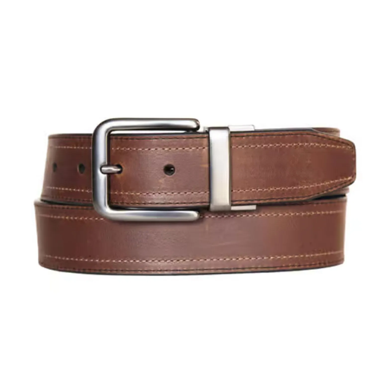 Wolverine Men's Raider Reversible 1.5" Leather Belt sold by Work World