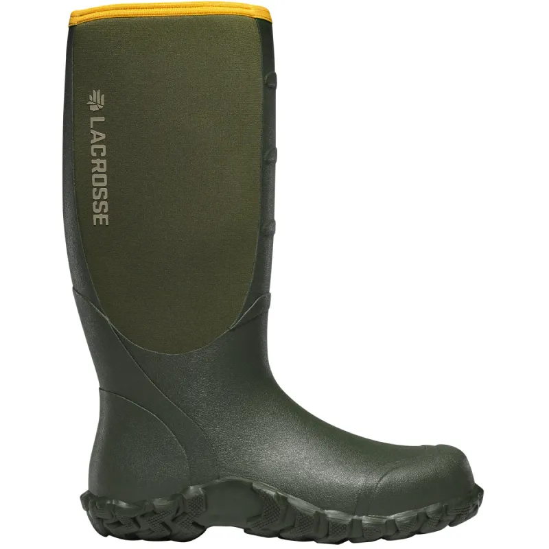 Lacrosse Men's Alpha Lite 5mm 16" Pull-On Rubber Boot sold by Work World