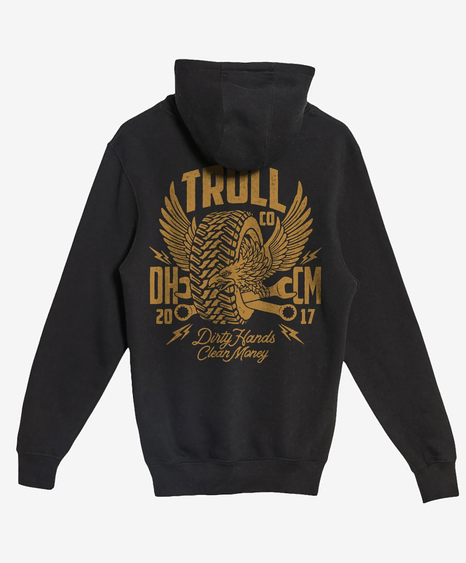 Troll Co. Men's Winged Roller Graphic Hoodie sold by Work World