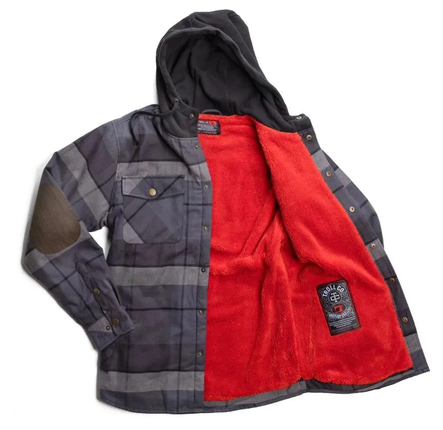 Troll Co. Men's Buford Snap-Front Hooded Flannel Jacket sold by Work World product image thumbnail 2