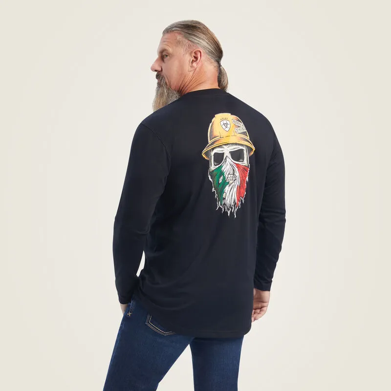 Ariat Men's Rebar Workman Born For This Graphic Long Sleeve Tee sold by Work World product image thumbnail 3